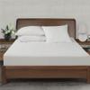 All-in-One Water-Resistant Performance Stretch Moisture Wicking Fitted Mattress Pad, Full,White view 2