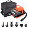 AGPTEK Electric Air Pump Digital 16PSI 12V Rechargeable SUP Electric Air Pump Compressor, Quick Air Inflator/Deflator, Portable Electric High Pressure Air Pump for Air Mattresses, Inflatable Boats view 1