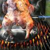 Cabilock Versatile Stainless Steel BBQ Roasting Rack with Removable Base and Brush for Camping Hiking and Outdoor Grilling Activities Effortless Cleaning and Space-Saving Design view 4
