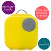 b.box Mini Lunch Box Kids | 4.25 Cup Leak Proof Bento Box for Kids Ages 3+ | 3 Compartment Snack Containers, School Lunch Container, Dishwasher Safe, BPA-Free, PFAS-Free - Lemon Sherbet view 3
