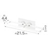 Astro 711-67 Slipper Rack, White, Approx. W 8.5 x D 1.7 x H 0.4 inches (21.5 x 4.4 x 1 cm), Slipper Holder, Wall Hanging, Slipper Storage view 3