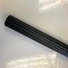 2 INCH Diameter Drapery Fluted Curtain Wood Rod 6 FT (Black) view 2