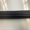 2 INCH Diameter Drapery Fluted Curtain Wood Rod 6 FT (Black) view 3