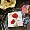20ct Decorative Napkins - 13x13, Multi-Purpose for Valentine's, Mother's Day, All Seasons - Floral, Red Poppy, Designer V Napkins view 3