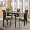 Lexicon Malaya Faux Leather Dining Chair (Set of 4), Dark Brown view 2