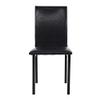 Lexicon Malaya Faux Leather Dining Chair (Set of 4), Dark Brown view 4