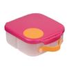 b.box Mini Lunch Box Kids | 4.25 Cup Leak Proof Bento Box for Kids Ages 3+ | 3 Compartment Snack Containers, School Lunch Container, Dishwasher Safe, BPA-Free, PFAS-Free - Strawberry Shake view 4