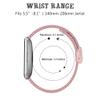TryBest Watch Metal Strap Compatible for Fitbit Sense and Fitbit Versa 3,Narrow Thin Stainless Steel Replacement Strap Replacement Wristband Adjustable Wrist for 5.5-8.1 inch for Women - Pink view 4