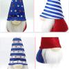 10Pcs Patriotic Gnome Independence Day Hanging Ornaments,Gnome Decoration Ornaments for President Election Veterans Day 4th of July Tree Decorations, Handmade Elf Uncle Sam Tomte Household Ornaments view 3