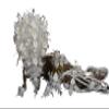 A&C Quinceaeras and more Wedding Bouquet Wedding Lasso Wedding Hair Piece 2449 (Ivory Silver) view 1