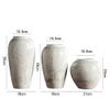 Indoor Gardening Flower Arrangement Retro Ceramic Ornaments, Stoneware Jar Storage Tank Kitchen Decorative Vase Retro Style Flower Vase Art Flower Arrangement Ceramic Vase Rose vases (Size : 3) view 2