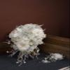 A&C Quinceaeras and more Wedding Bouquet Wedding Lasso Wedding Hair Piece 3509 (White) view 2