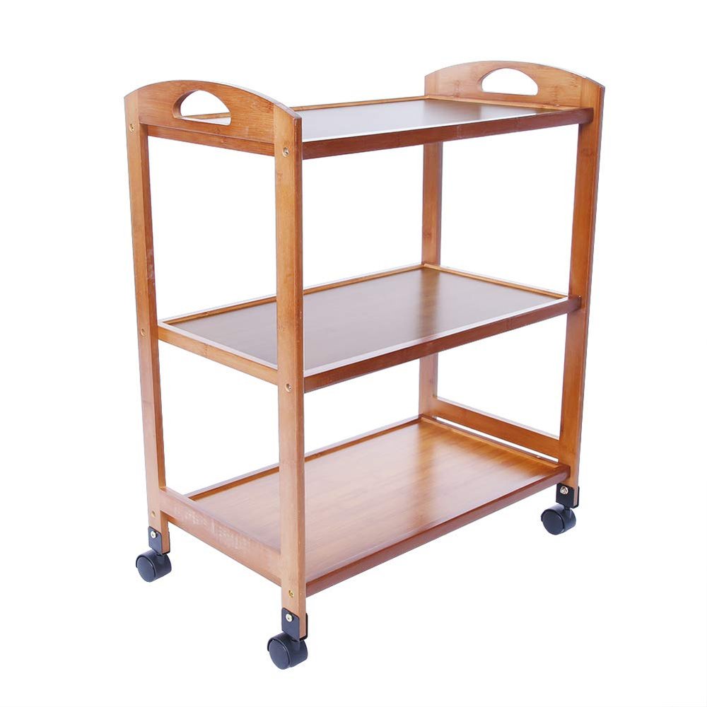 Alvinlite Rolling Storage Rack, Moveable Kitchen Trolley, Organizer with Detachable Wheels for Kitchen Living Room Rolling Kitchen Cart with Drawers Shelves