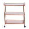 Alvinlite Rolling Storage Rack, Moveable Kitchen Trolley, Organizer with Detachable Wheels for Kitchen Living Room Rolling Kitchen Cart with Drawers Shelves view 3