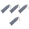 4pcs Heavy Duty Tent Nail Storage Bag Oxford Pouch for Camping Tent Pegs Includes Compact Hammer and Wind Rope Organizer Portable Outdoor Gear view 2