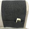 Durable Oxford Couch Sofa Armrest Organizer No-Slip Cloth Arm Chair Caddy Bedside Storage Pocket with 3 Pockets TV Remote Holder Bed Storage Bag for Cellphone Tablet Notepad Book Magazines DVD Glasses view 2