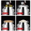AIZYR 304 Stainless Steel Milk Can Bucket - Milk Transport Barrels Wine Pail Tote Jug Tea Canister with Wine Mention and Funnel,88l view 2