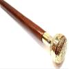 Flower Handle Walking Cane Brass Stick Handle Wooden Vintage Designer Antique Victorian Style Foldable Wooden Walking Cane view 2
