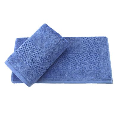 Classic Turkish Towels CTT - 2 Piece Bathroom Rugs Set, 100% Cotton Bath Mats, Comfy & Highly Absorbent Bathroom Floor Mats, Machine Washable | 20"x32"