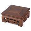 Wooden Base Collector Display, Oriental Plant Stand, Home Decor for Plant Flower for vases Office Decor(Length 8cm Width 8cm Height 3.7cm) view 1