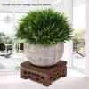 Wooden Base Collector Display, Oriental Plant Stand, Home Decor for Plant Flower for vases Office Decor(Length 8cm Width 8cm Height 3.7cm) view 2