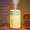 Mini Humidifier, USB Power Supply, Suitable for Study Room, Bedroom, Baby Room, Office, Car, With 7 Color LED, Air Humidifier, Can Be Used for Facial Moisturizing (Black) view 3