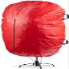 ZOBER Upright Christmas Tree Storage Bag With Drawstring Hem- Fits 7.5 Ft Trees - Plastic, Waterproof Christmas Tree Bag For Storage Box For Xmas - Strong, Durable Handles - Red view 1
