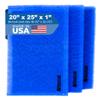 RAYAIR SUPPLY 20x25 Replacement Filter Pads Compatible with PremierOne PureFlo P6100 MS-2025 Refills (3 Pack) view 1