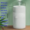Mini Humidifier, USB Power Supply, Suitable for Study Room, Bedroom, Baby Room, Office, Car, With 7 Color LED, Air Humidifier, Can Be Used for Facial Moisturizing (White) view 2