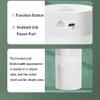 Mini Humidifier, USB Power Supply, Suitable for Study Room, Bedroom, Baby Room, Office, Car, With 7 Color LED, Air Humidifier, Can Be Used for Facial Moisturizing (White) view 3