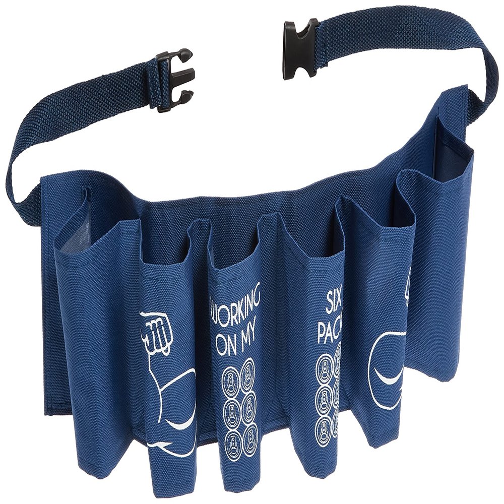 NPW Beer Belt - Adjustable Strap, Holds 6 Cans