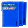 RAYAIR SUPPLY 16x20 Replacement Filter Pads Compatible with PremierOne PureFlo P6100 MS-1620 Refills (3 Pack) view 1