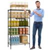 5 Tier Wire Shelving Unit Storage Rack, Metal Heavy Duty Utility Organizers, Organization Units for Products Plant Pantry, Garage, Laundry Racks Durable Shelf Stand,14"W x 30"L x 60"H, Black view 1