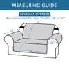 H.VERSAILTEX 100% Waterproof Sofa Slipcover Washable Loveseat Cover for 2 Cushion Cover Non-Slip Furniture Protector with Silicone Backing Couch Cover for Pets (Oversized Loveseat, Navy) view 3