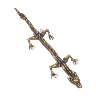 1Pc dragon pen holder ornament chinese calligraphy pen holder chinese pen calligraphy calligraphy writing pen rack desk topper Decorative Antique Toy ink brass vintage