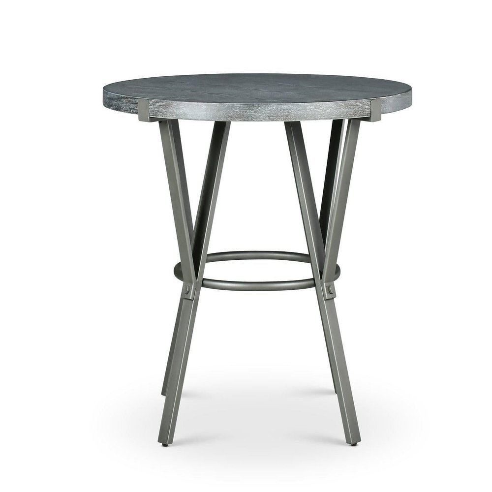 Steve Silver Co Portland Table, 42" L x 42" W x 36" H, Constructed of Durable Iron