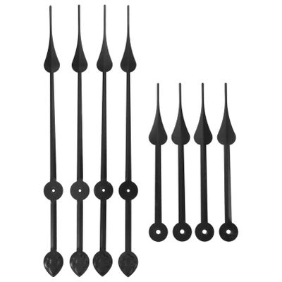 DOITOOL 8pcs High Torque Clock Hands Replacement for Wall Clocks Pointer for Home Decor Easy to Install