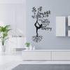Learn To Be Calm Meditation Quotes Yoga Exercise Relax Fitness Quote Wall Sticker Art Decal for Girls Boys Room Rooms Bedroom Gym House Home Decor Stickers Walls Art Vinyl Decoration Size (30x27 inch) view 2