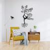 Learn To Be Calm Meditation Quotes Yoga Exercise Relax Fitness Quote Wall Sticker Art Decal for Girls Boys Room Rooms Bedroom Gym House Home Decor Stickers Walls Art Vinyl Decoration Size (30x27 inch) view 3