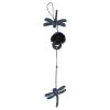 1pc Dragonfly Japanese Style Iron Wind Bell Pendant Unique Cast Iron Metal Handicraft for Home and Garden Decoration Vivid and Design view 1
