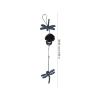 1pc Dragonfly Japanese Style Iron Wind Bell Pendant Unique Cast Iron Metal Handicraft for Home and Garden Decoration Vivid and Design view 3