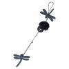 1pc Dragonfly Japanese Style Iron Wind Bell Pendant Unique Cast Iron Metal Handicraft for Home and Garden Decoration Vivid and Design view 4