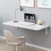 Aeumruch Wall-Mounted Folding Kitchen & Dining Table Desk Home Office Table Desk Workstation Computer Desk (39x12inch) view 1