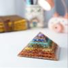 55mm orgone pyramid amazonite protection crystals reiki supplies healing stones, organite pyramid for good luck gift for women men gemstone crystal chakra charm orgone generator orgonite collection view 4