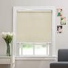 Blackout Cordless Roller Blinds and Shades for Windows - Safety Spring Roller Shades - Cordless Privacy Room Darkening [Beige 100% Blackout,51" W x 36" H] - Custom Made view 1