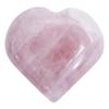Crocon 50mm Rose quartz Heart stone Big Heart Shape gemstone Puff Stones Set 450 + Carats Pocket Crystal Healing Tumble Collection Palm Worry Stone Good Luck Meditation Gift Craft Home Decor view 2