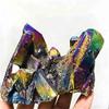 MOKACRYSTAL 150g-230g Electroplating Colorful Angel Aura Crystal Cluster 1pc view 1