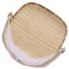 Cabilock 1pc Handmade Woven Picnic Basket Net Cover Fruit Storage for Outdoor Use and Design for Food and Bread Organization view 3