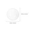 Cabilock 1pcs Elegant Fruit Plate Dessert and Salad Serving Dish Smooth for Parties Gatherings and Everyday Use Safe and Stylish Tableware view 2