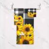 ALAZA Sunflower Towel Bathroom Sets White Black Buffalo Plaid 1 Bath Towel 1 Hand Towel 1 Washcloth Soft Highly Absorbent Decorative Towels for Beach Gym Spa, Buffalo Plaid Kitchen Decor view 2